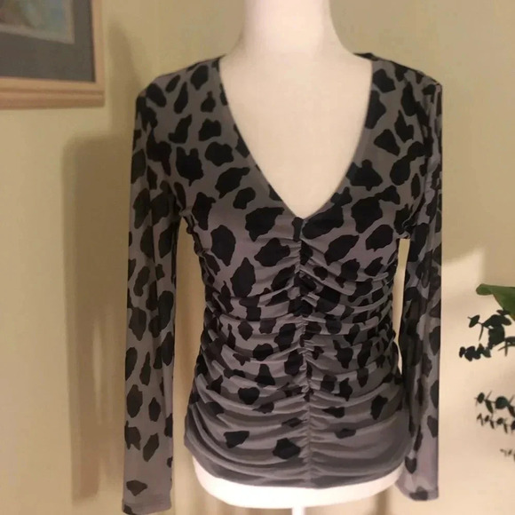 Ruched mesh top.NWOT - Picture 1 of 2
